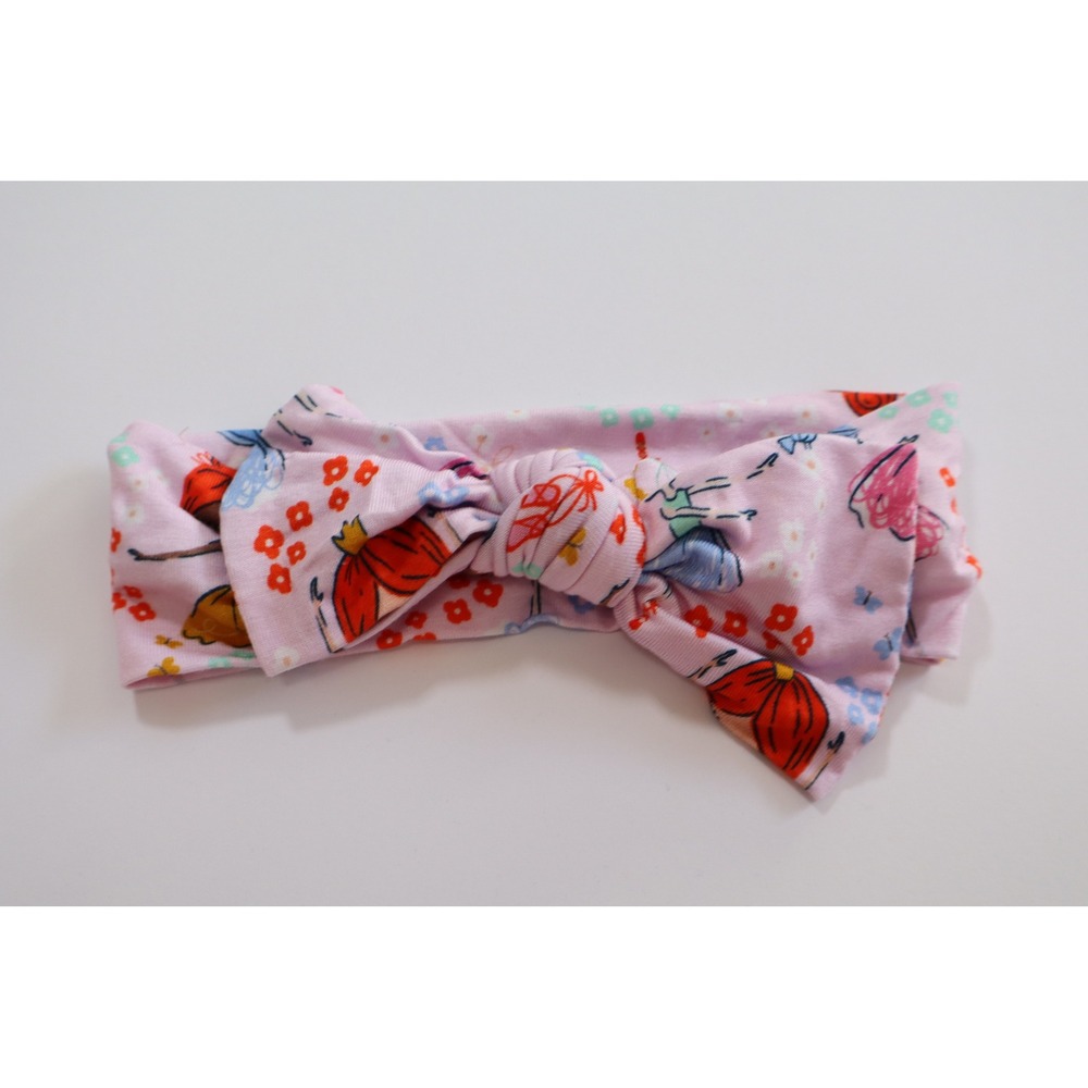 Little Sleepies Pink Ballerina Fairy Knotted Headband NB-3T